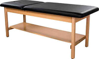 Hausmann Timber Treatment Table with H-Brace, 78" x 30" — for Treatment and Examination Rooms