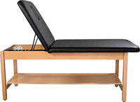 Hausmann Timber Treatment Table with H-Brace, 78" x 30" — for Treatment and Examination Rooms