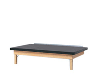 Generic wooden platform table - wall mounted, folding, upholstered, 7' x 5' x 21" — for Treatment and Examination Rooms