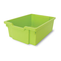 Whitney Brothers F2 Gratnell Plastic Tray, Lime Green — for Pediatric Furniture in Clinical and Institutional Care