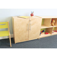 Whitney Brothers Whitney Plus Locking Storage Cabinet — for Pediatric Furniture in Clinical and Institutional Care