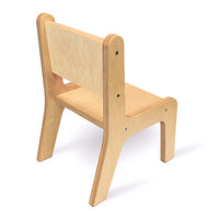 Whitney Brothers Whitney Plus, 12H, Natural Chair — for Pediatric Furniture in Clinical and Institutional Care
