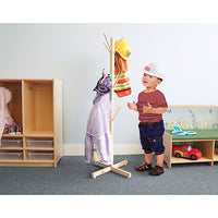 Whitney Brothers Dress Up Tree With Pegs — for Organized Equipment Storage