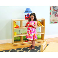 Whitney Brothers Nature View Acrylic Back Cabinet, 36H — for Pediatric Furniture in Clinical and Institutional Care