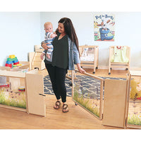 Whitney Brothers Nature View Divider Gate — for Pediatric Furniture in Clinical and Institutional Care