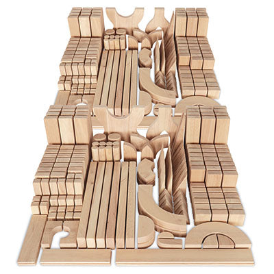 Whitney Brothers 340 Piece Half Unit Block Set — for Pediatric Furniture in Clinical and Institutional Care