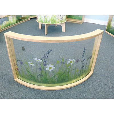 Whitney Brothers Nature View Curved Divider Panel — for Pediatric Furniture in Clinical and Institutional Care