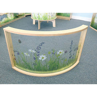 Whitney Brothers Nature View Curved Divider Panel — for Pediatric Furniture in Clinical and Institutional Care
