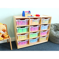 Whitney Brothers 12 Tray Storage Cabinet — for Pediatric Furniture in Clinical and Institutional Care
