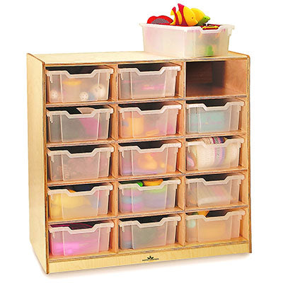 Whitney Brothers 15 Tray Storage Cabinet — for Pediatric Furniture in Clinical and Institutional Care