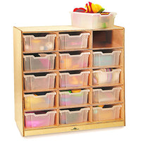 Whitney Brothers 15 Tray Storage Cabinet — for Pediatric Furniture in Clinical and Institutional Care