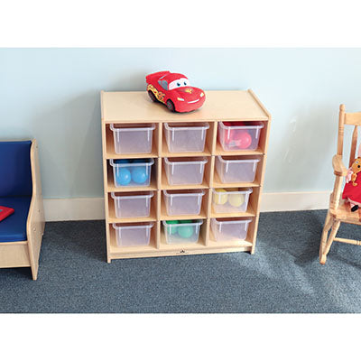 Whitney Brothers 12 Cubby Storage Cabinet — for Organized Equipment Storage