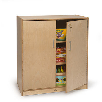Whitney Brothers Lockable Supply Cabinet — for Pediatric Furniture in Clinical and Institutional Care