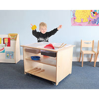 Whitney Brothers Mobile Sensory Table With Trays and Lids — for Treatment and Examination Rooms
