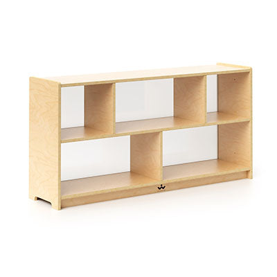 Whitney Brothers Acrylic Back Storage Cabinet, 24H — for Pediatric Furniture in Clinical and Institutional Care