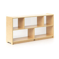 Whitney Brothers Acrylic Back Storage Cabinet, 24H — for Pediatric Furniture in Clinical and Institutional Care