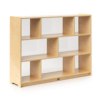Whitney Brothers Acrylic Back Storage Cabinet, 36H — for Pediatric Furniture in Clinical and Institutional Care