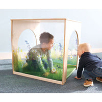 Whitney Brothers Nature View Playhouse Cube And Mat Set — for Exercise and Therapy Floor Work