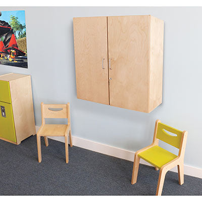 Whitney Brothers Lockable Wall Mounted Cabinet — for Pediatric Furniture in Clinical and Institutional Care