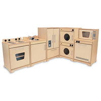 Whitney Brothers Contemporary Kitchen Ensemble, Natural — for Pediatric Furniture in Clinical and Institutional Care