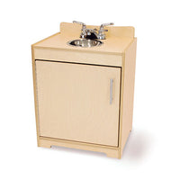 Whitney Brothers Contemporary Sink, Natural — for Pediatric Furniture in Clinical and Institutional Care