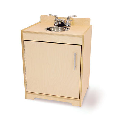 Whitney Brothers Contemporary Sink, Natural — for Pediatric Furniture in Clinical and Institutional Care