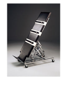 CanDo Tilt Table, professional manual, upholstered, 28" x 78" x 32" — for Treatment and Examination Rooms