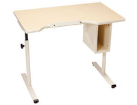 Populas Student Desk with Storage, Adjustable, 40" x 24" — for Treatment and Examination Rooms