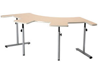 Populas Therashape Table with Comfort Curves, Adjustable, 85" x 38" — for Treatment and Examination Rooms