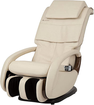 Human Touch WholeBody 8.0 Massage Chair, Bone SofHyde — for Massage Therapy and Muscle Recovery