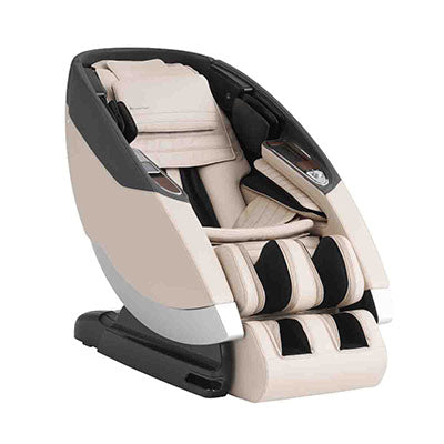 Human Touch Super Novo 2.0 Massage Chair, Cream Sofhyde — for Massage Therapy and Muscle Recovery
