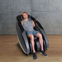 Human Touch NovoXTPro SE Massage Chair, Safe Antimicrobial Sofhyde, Black/Gray — for Massage Therapy and Muscle Recovery
