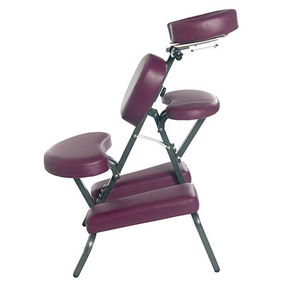 3B Scientific Portable massage chair - Burgandy — for Massage Therapy and Muscle Recovery
