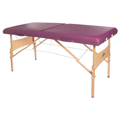 3B Scientific Deluxe massage table, 30" x 73", burgundy — for Massage Therapy and Muscle Recovery