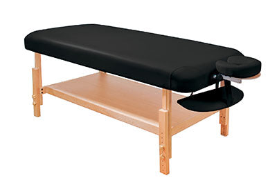 3B Scientific Basic Stationary Massage Table Blue — for Massage Therapy and Muscle Recovery
