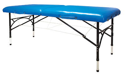 3B Scientific Aluminum Massage Table Blue — for Massage Therapy and Muscle Recovery