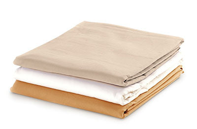 CanDo Flat Sheet - 63"W x 100"L - Cotton Polyester - Tan — for Massage Therapy and Muscle Recovery