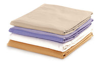 CanDo Massage Sheet Set - Includes: Fitted, Flat and Cradle Sheets - Cotton Poly - Java — for Massage Therapy and Muscle Recovery