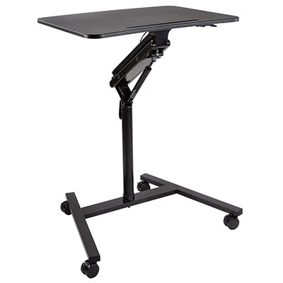Mount-It Mobile Standing Desk with Locking Wheels — for Treatment and Examination Rooms