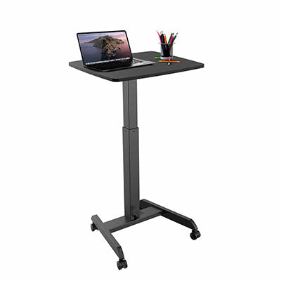 Mount-It Height Adjustable Rolling Laptop Desk — for Treatment and Examination Rooms
