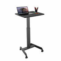 Mount-It Height Adjustable Rolling Laptop Desk — for Treatment and Examination Rooms