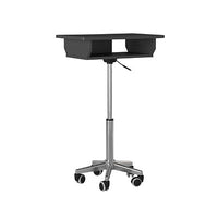 Techni Mobili Folding Table Laptop Cart, Graphite — for Treatment and Examination Rooms