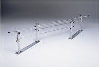 CanDo Parallel Bars, steel base, folding, height and width adjustable, 10' L x 16" - 24" W x 22" - 36" H — for Treatment and Examination Rooms