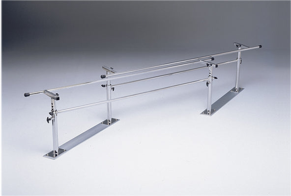 CanDo Parallel Bars, steel base, folding, height and width adjustable, 10' L x 16" - 24" W x 22" - 36" H — for Treatment and Examination Rooms