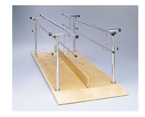 CanDo Platform Mounted Accessories - 12' Divider Board for Parallel Bars — for Therapy and Rehabilitation Programs
