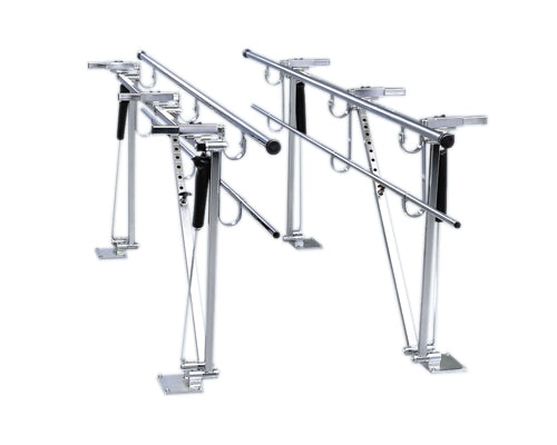 CanDo Parallel Bars, floor mounted, height and width adjustable, 10' L x 8" W x 31" - 41" H — for Treatment and Examination Rooms
