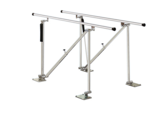 CanDo Parallel Bars, floor mounted, height adjustable, 10' L x 22.5" W x 31" - 41" H — for Treatment and Examination Rooms