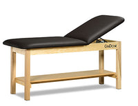 CanDo Treatment Table with Adjustable Back & Shelf, 400 LB Capacity, 72"L x 27"W x 31"H — for Treatment and Examination Rooms