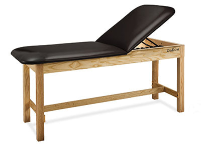 CanDo Treatment Table with Adjustable Back, 400 LB Capacity, 72"L x 30"W x 31"H — for Treatment and Examination Rooms