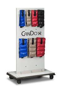CanDo Mobile Weight Rack without Accessories — for Strength Training and Rehabilitation